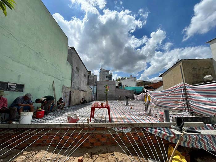 Thi công đổ bê tông sàn